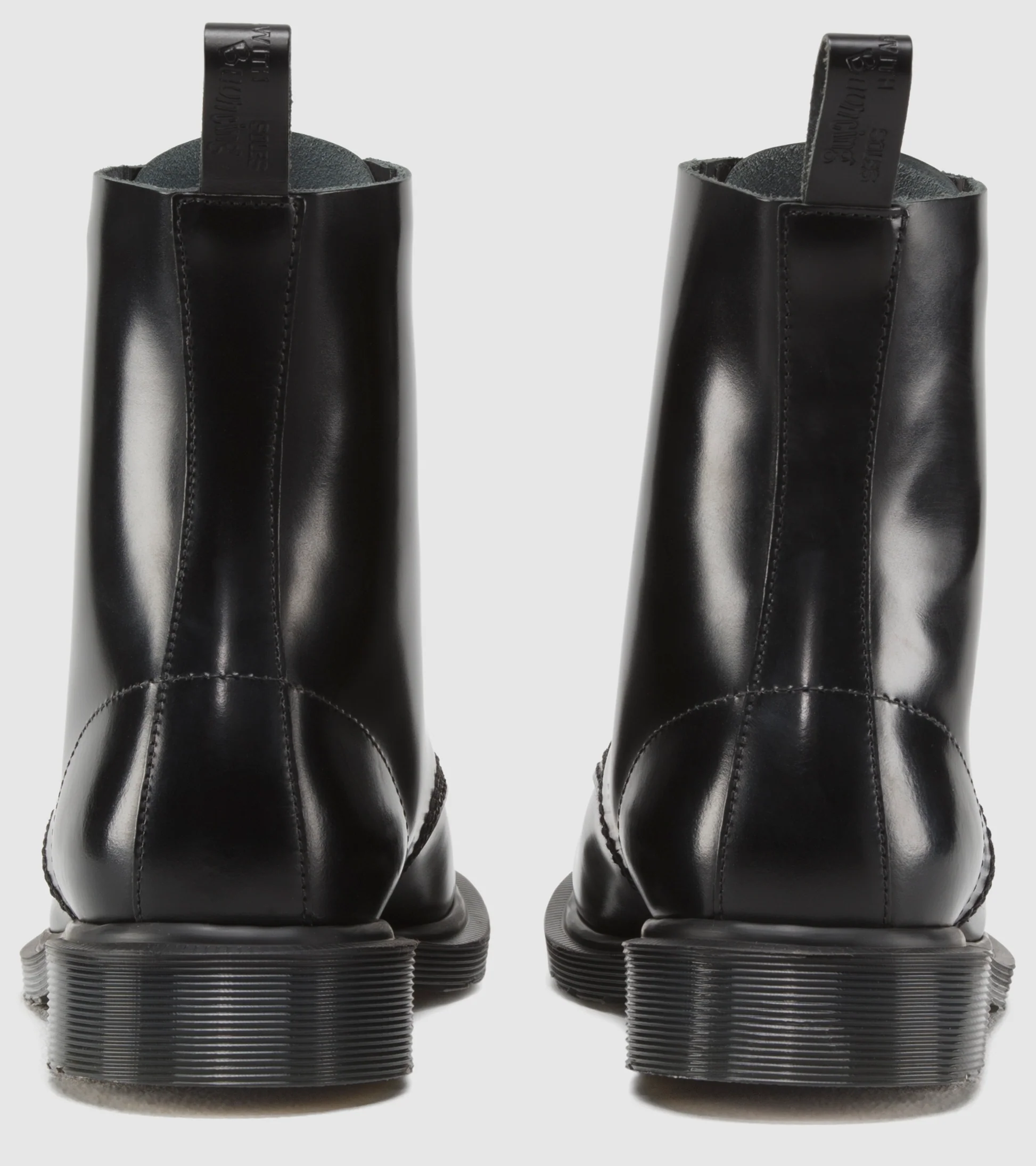 1460 Pascal Black Made In England Quilon Lace Up Boot - Image 2