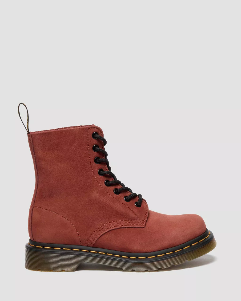 1460 Pascal Oxblood Suede Lace Up Boot