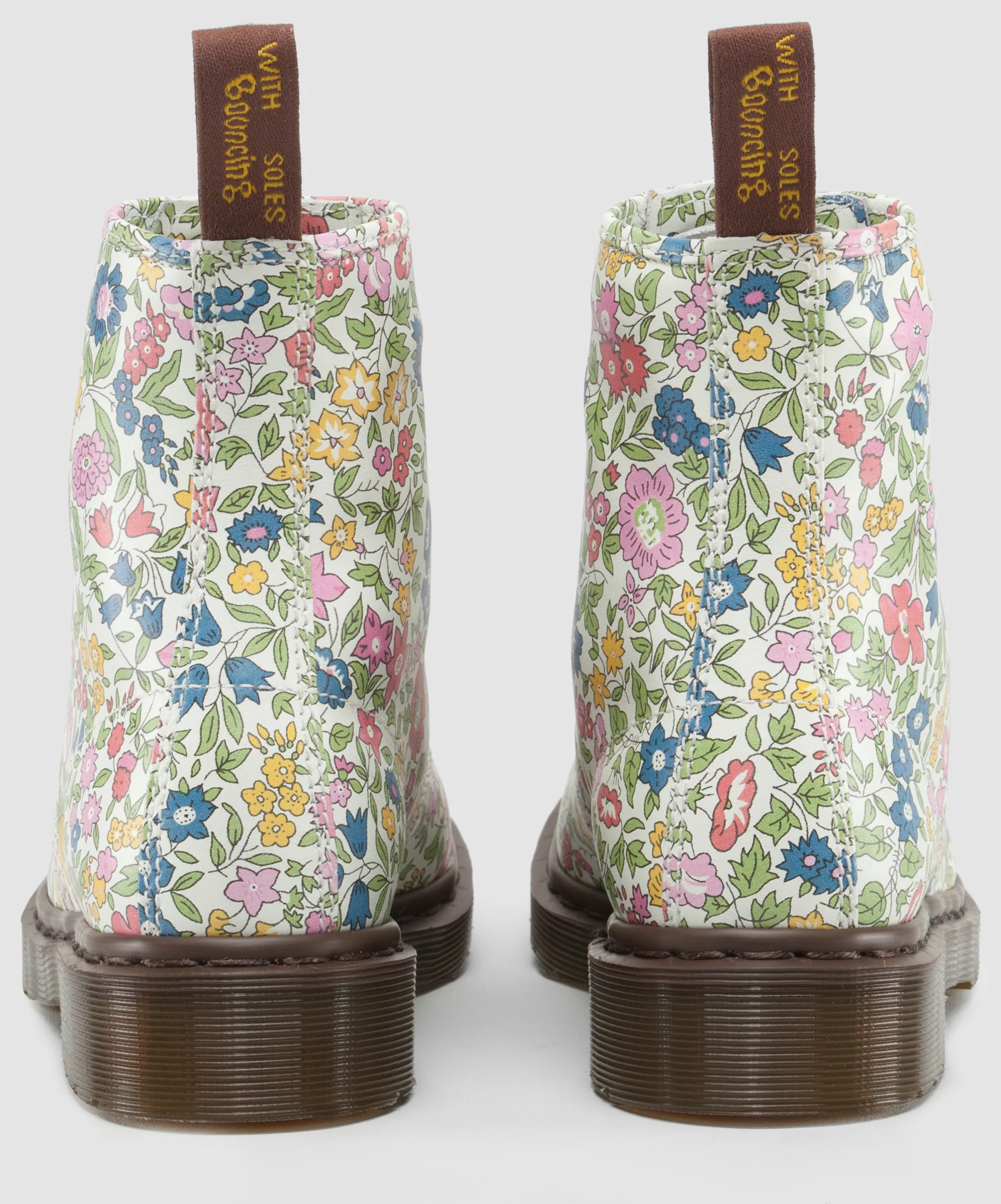 1460 Liberty Flower Leather Lace Up Boot - Image 2