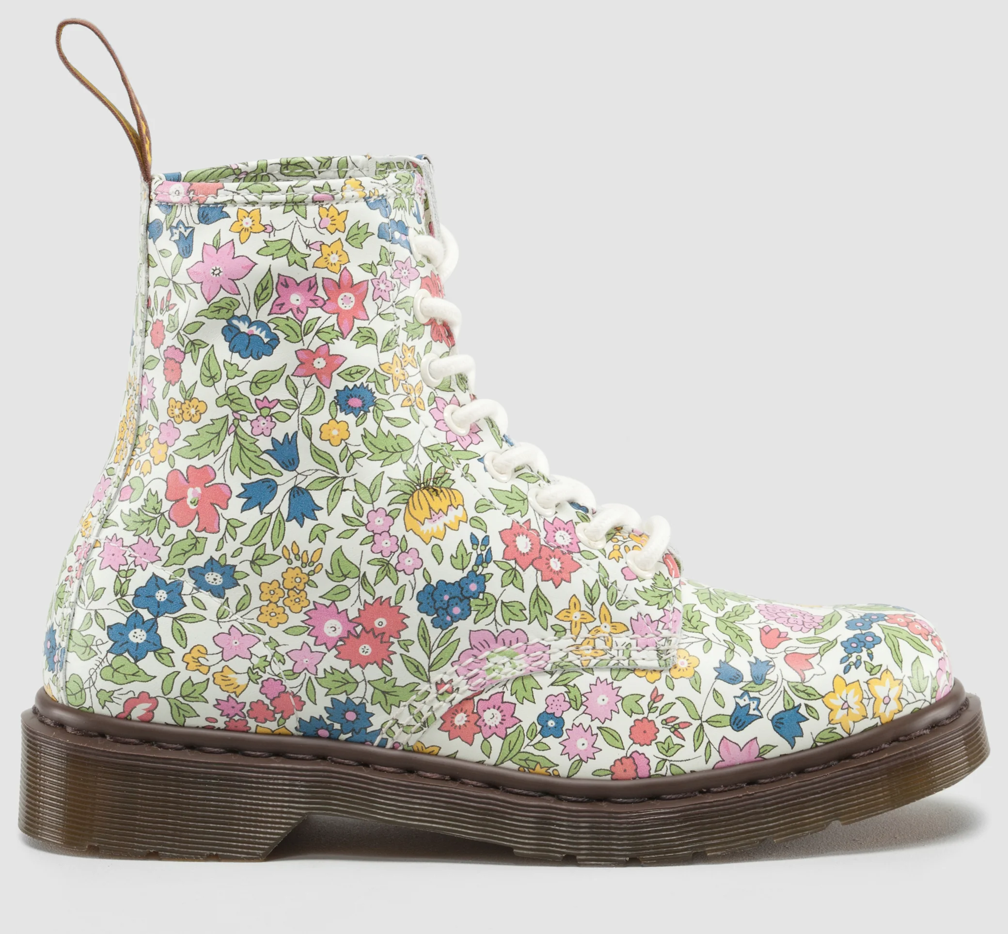 1460 Liberty Flower Leather Lace Up Boot - Image 6