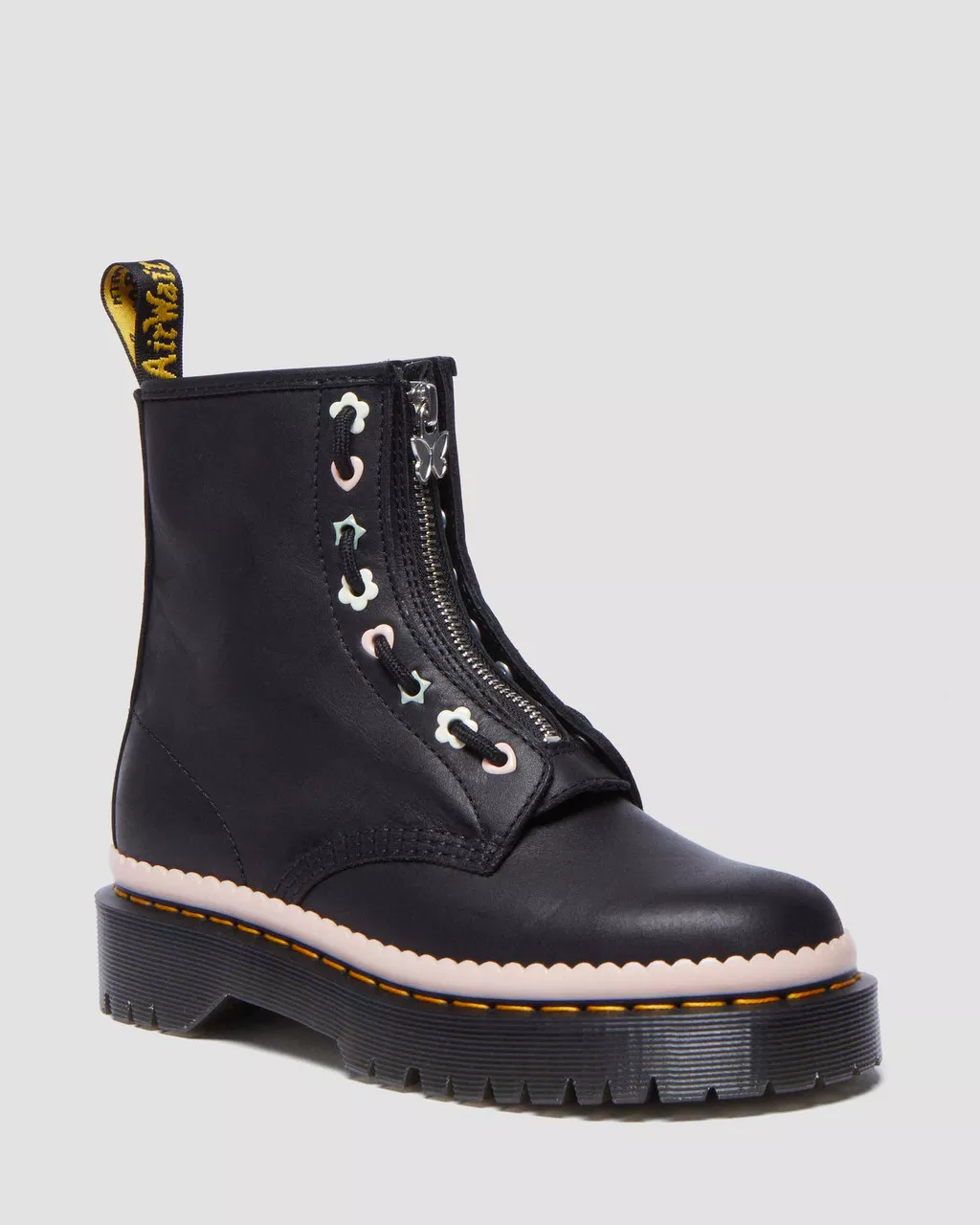 1460 Pascal Bex Front Zip Leather Boots - Image 2