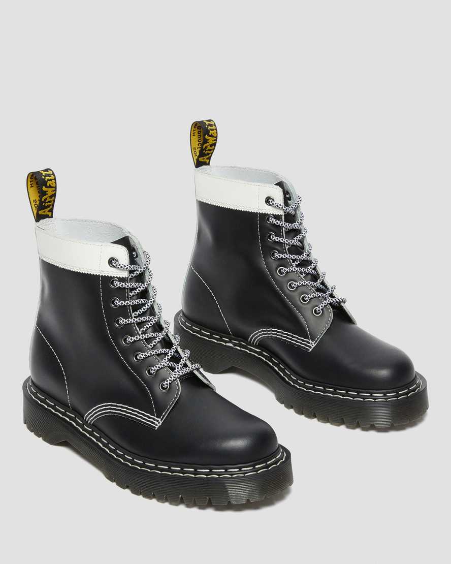 1460 Pascal Bex Leather Contrast Lace Up Boots - Image 4
