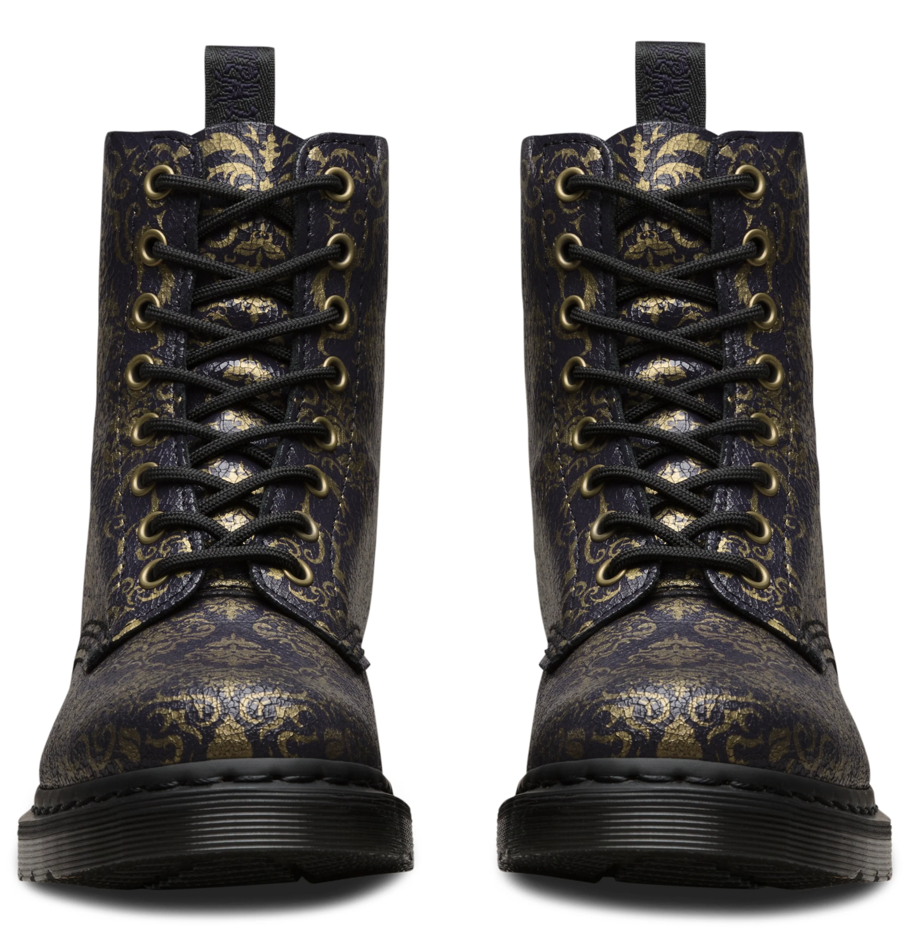 1460 Pascal Purple+Black Boots - Image 3