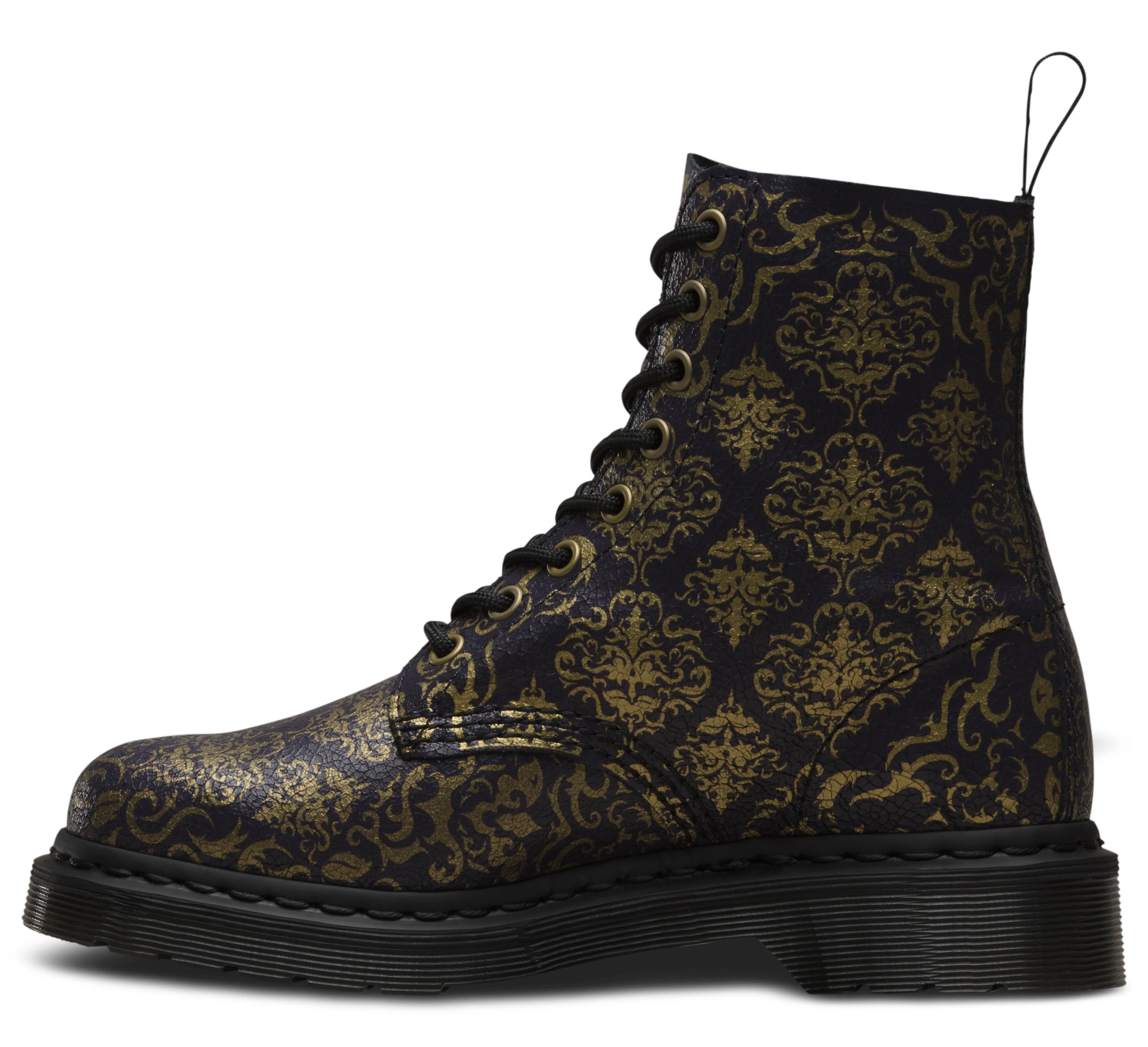 1460 Pascal Purple+Black Boots - Image 4
