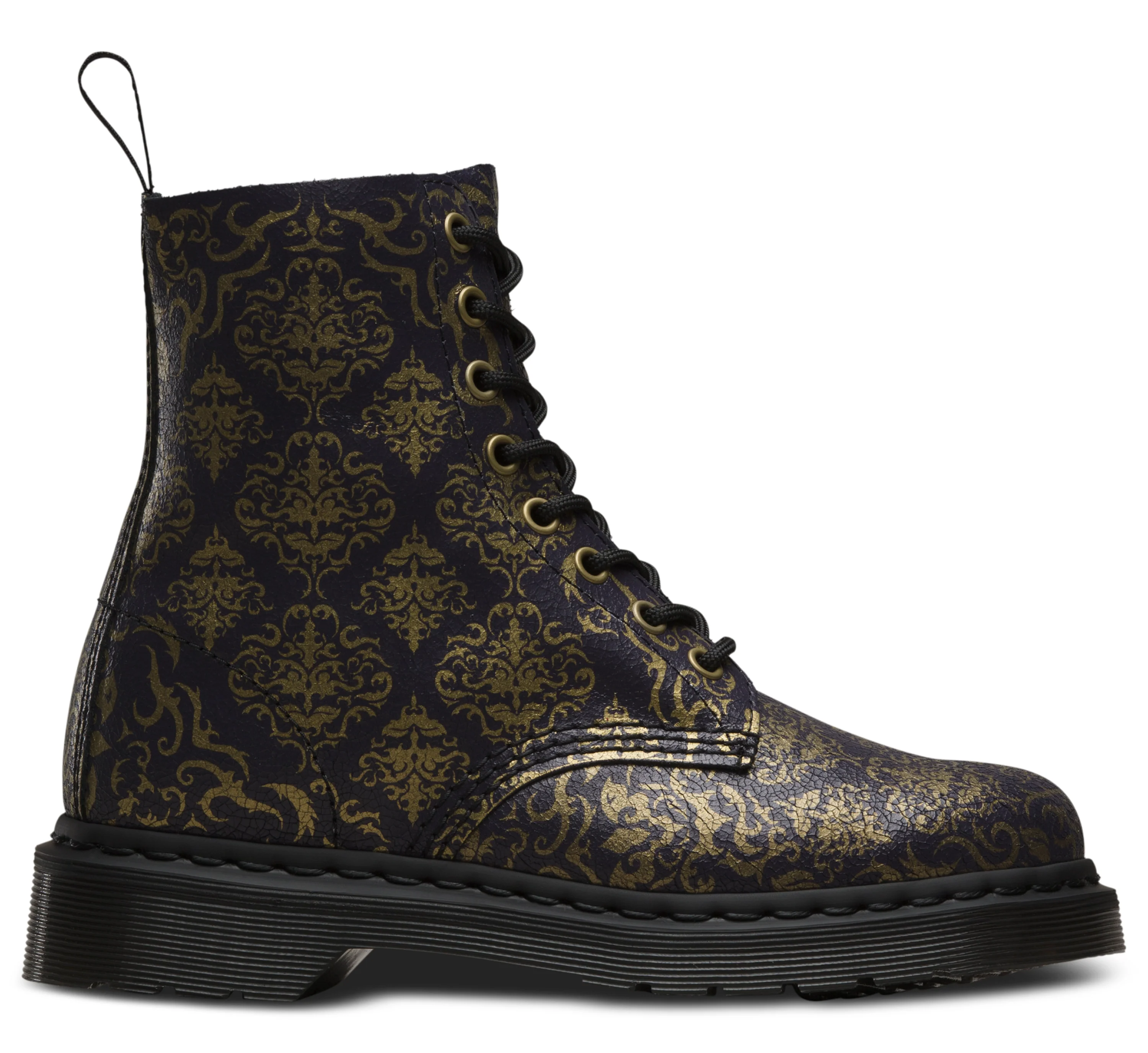 1460 Pascal Purple+Black Boots - Image 5