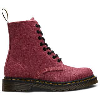 1460 Pink Pascal Fine Glitter Boots - Image 2