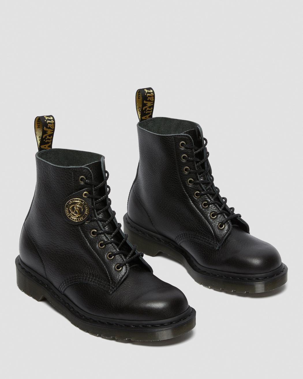 1460 Pascal Black Culatta Full Grain Made In England Boots - Image 3