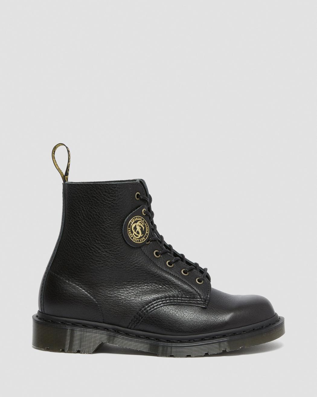 1460 Pascal Black Culatta Full Grain Made In England Boots - Image 5