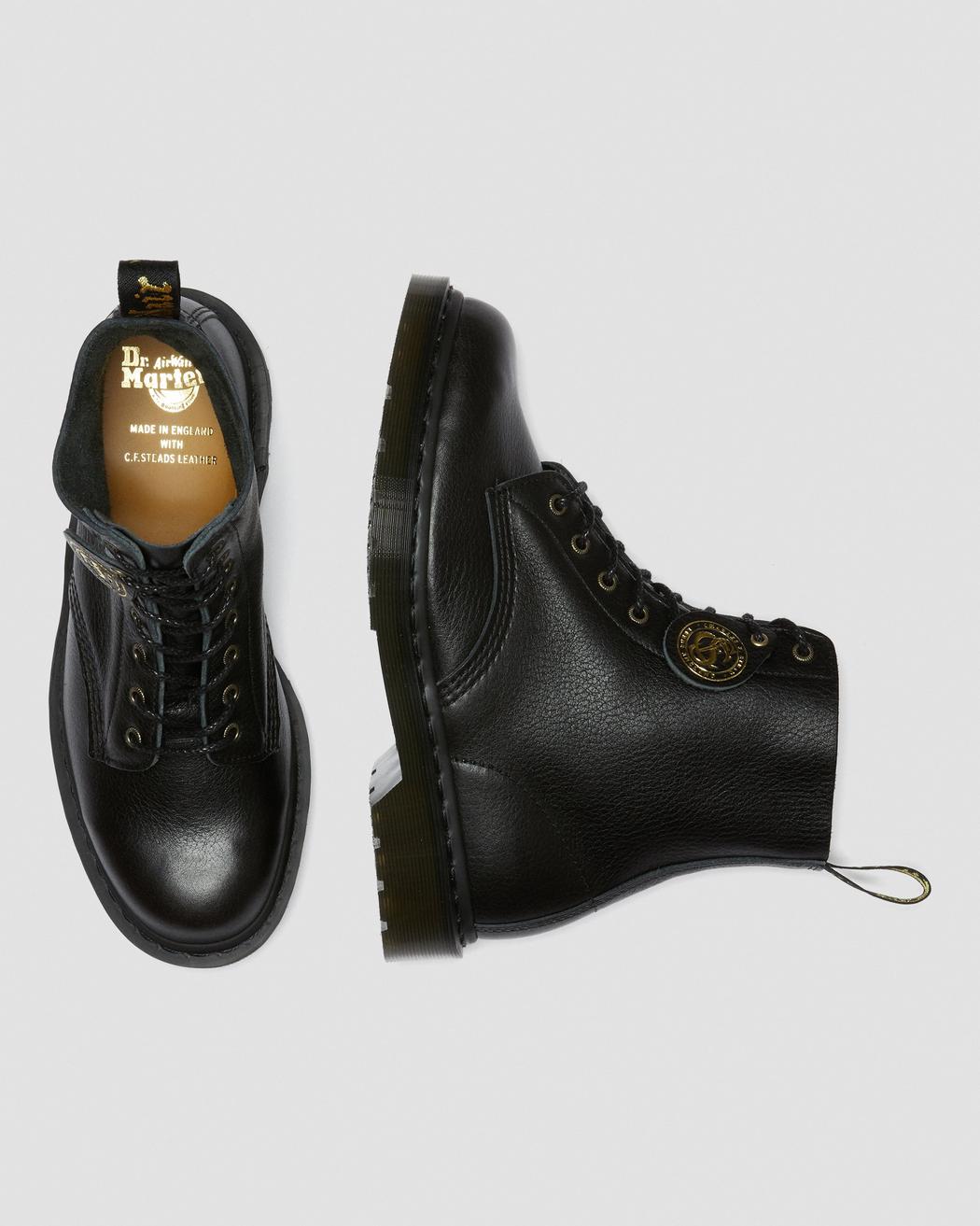 1460 Pascal Black Culatta Full Grain Made In England Boots - Image 8