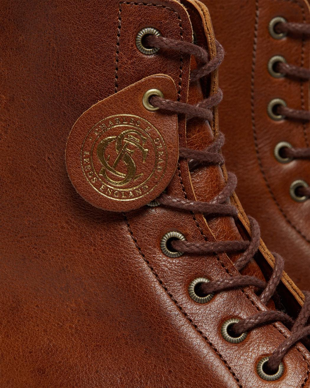 1460 Pascal Cognac Tan Culatta Full Grain Made In England Boots - Image 2