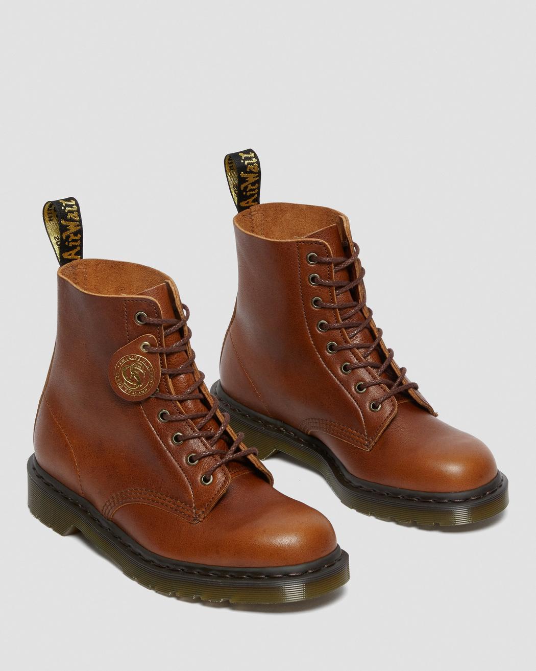 1460 Pascal Cognac Tan Culatta Full Grain Made In England Boots - Image 3