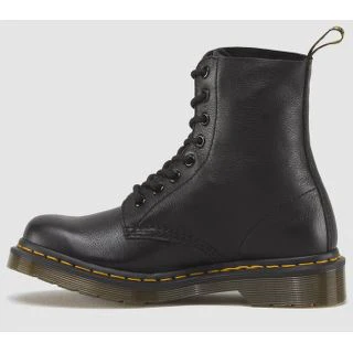 1460 Pascal Black Virginia Leather Lace Up Boot - Image 4