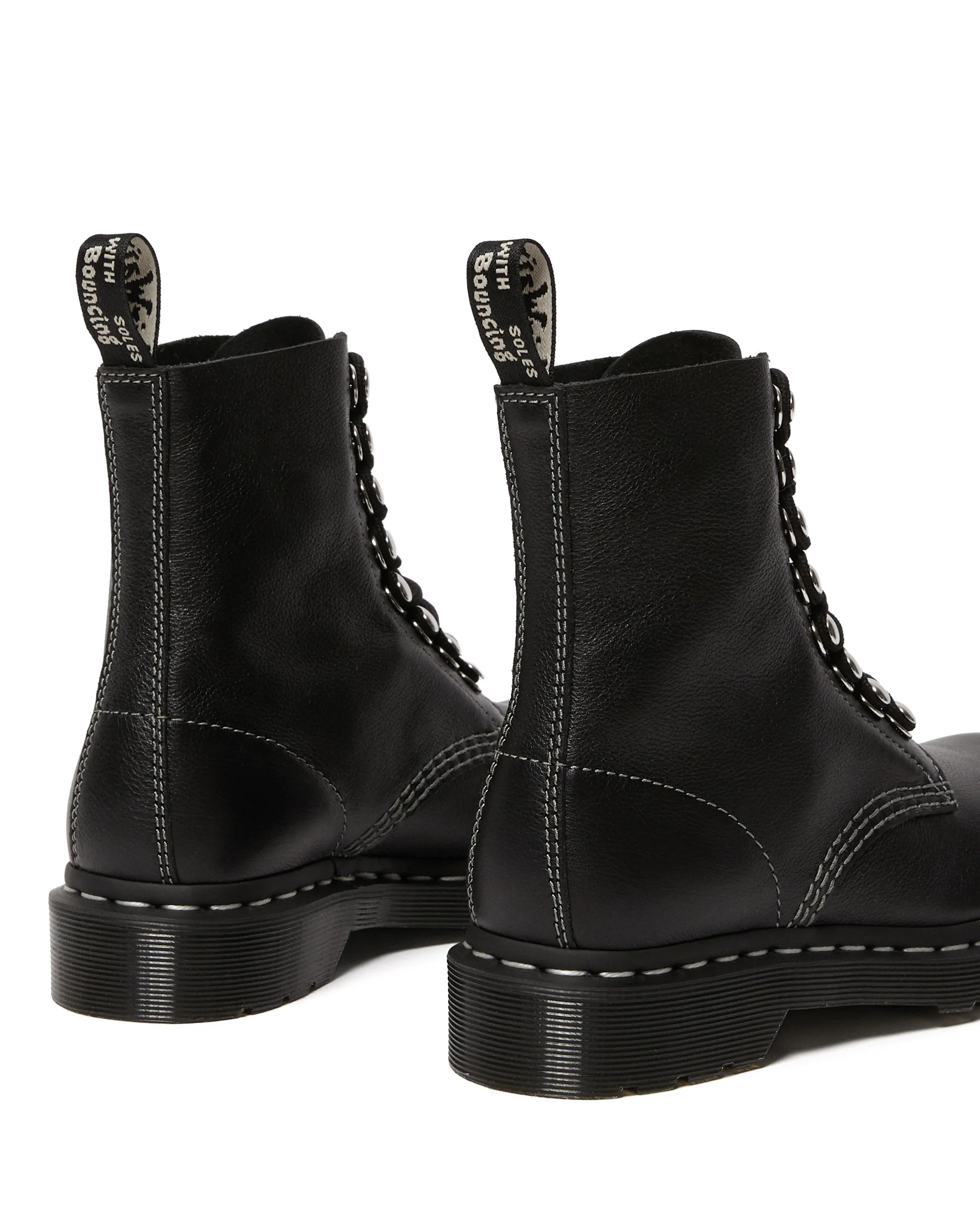 1460 Pascal Hdw Black Virginia Boots - Image 4