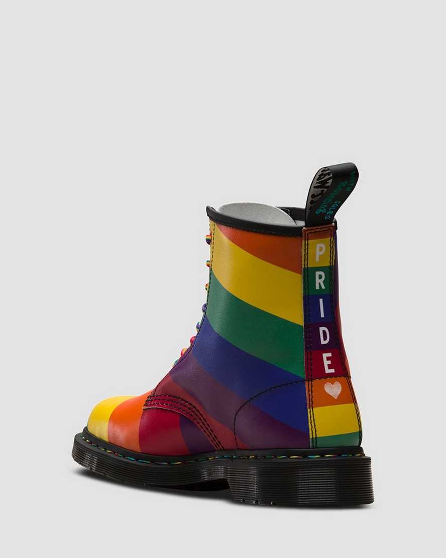 1460 Pride Multi Rainbow Backhand Stripe Boots 🌈 - Image 2