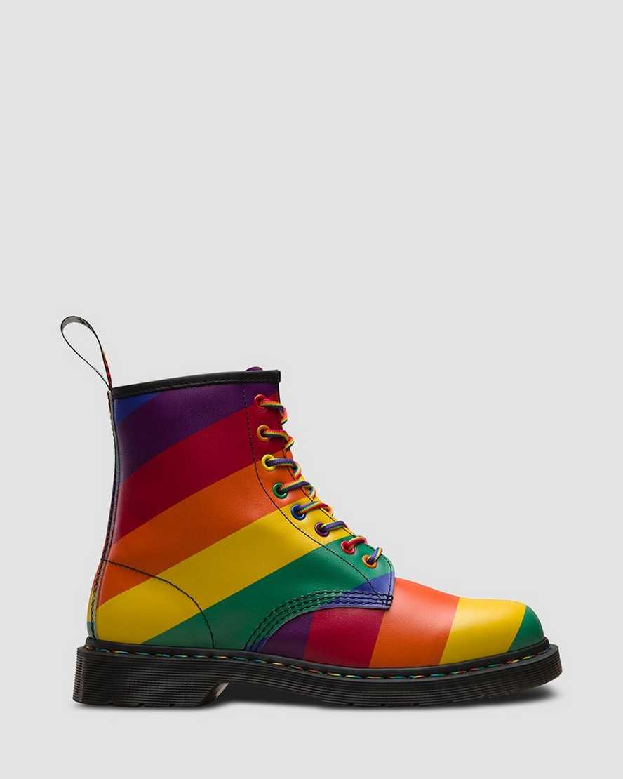 1460 Pride Multi Rainbow Backhand Stripe Boots 🌈 - Image 5