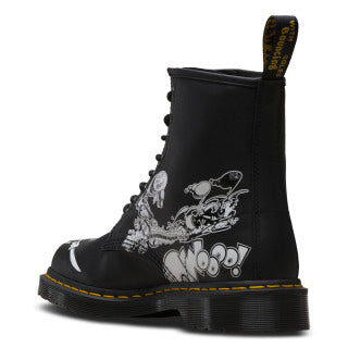 1460 Rick Griffin Bw Black + White Backhand Boots - Image 5