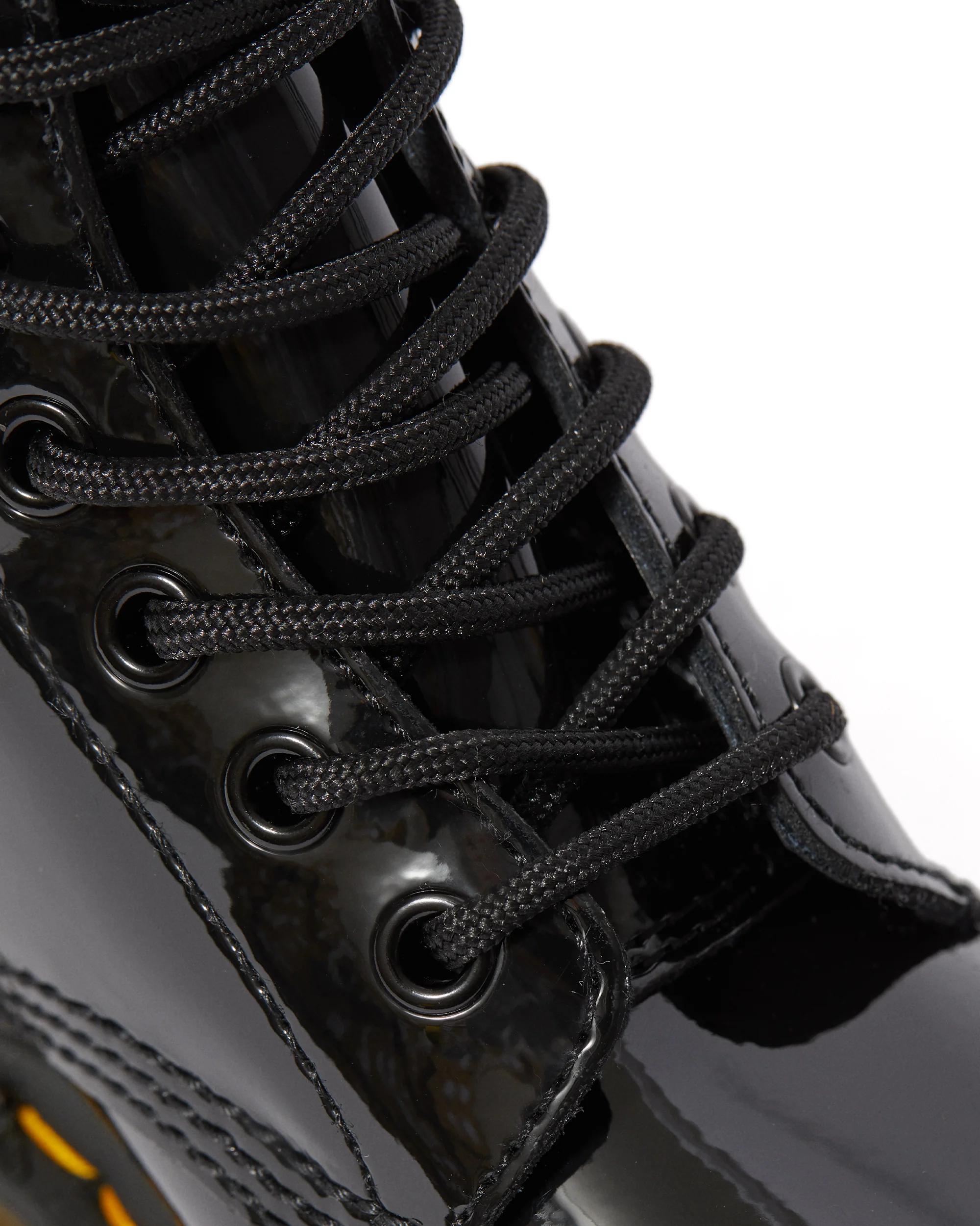 1460 W Black Patent Lamper Boot - Image 5