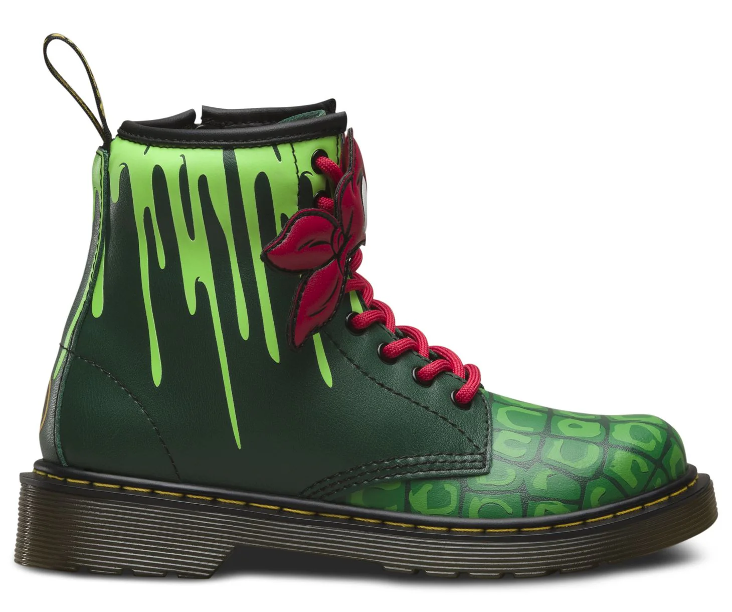 1460 Kids Tmnt Raph J Dms Green T Lamper Boots - Image 8