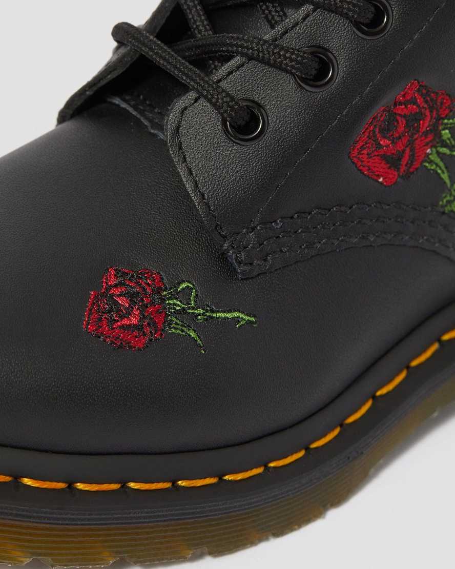 1460 Vonda Floral Leather Lace Up Boots - Image 3