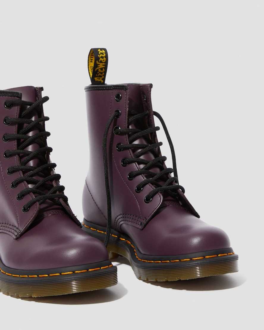 1460 W Purple Smooth Boots - Image 3