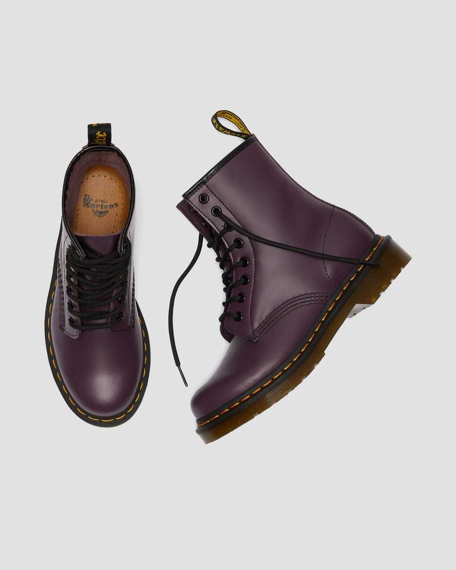 1460 W Purple Smooth Boots - Image 8