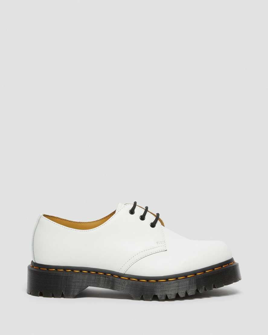 1461 Bex White Smooth Oxford Shoes - Image 6