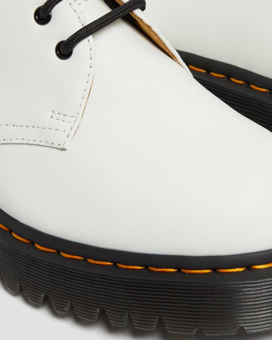 1461 Bex White Smooth Oxford Shoes - Image 7