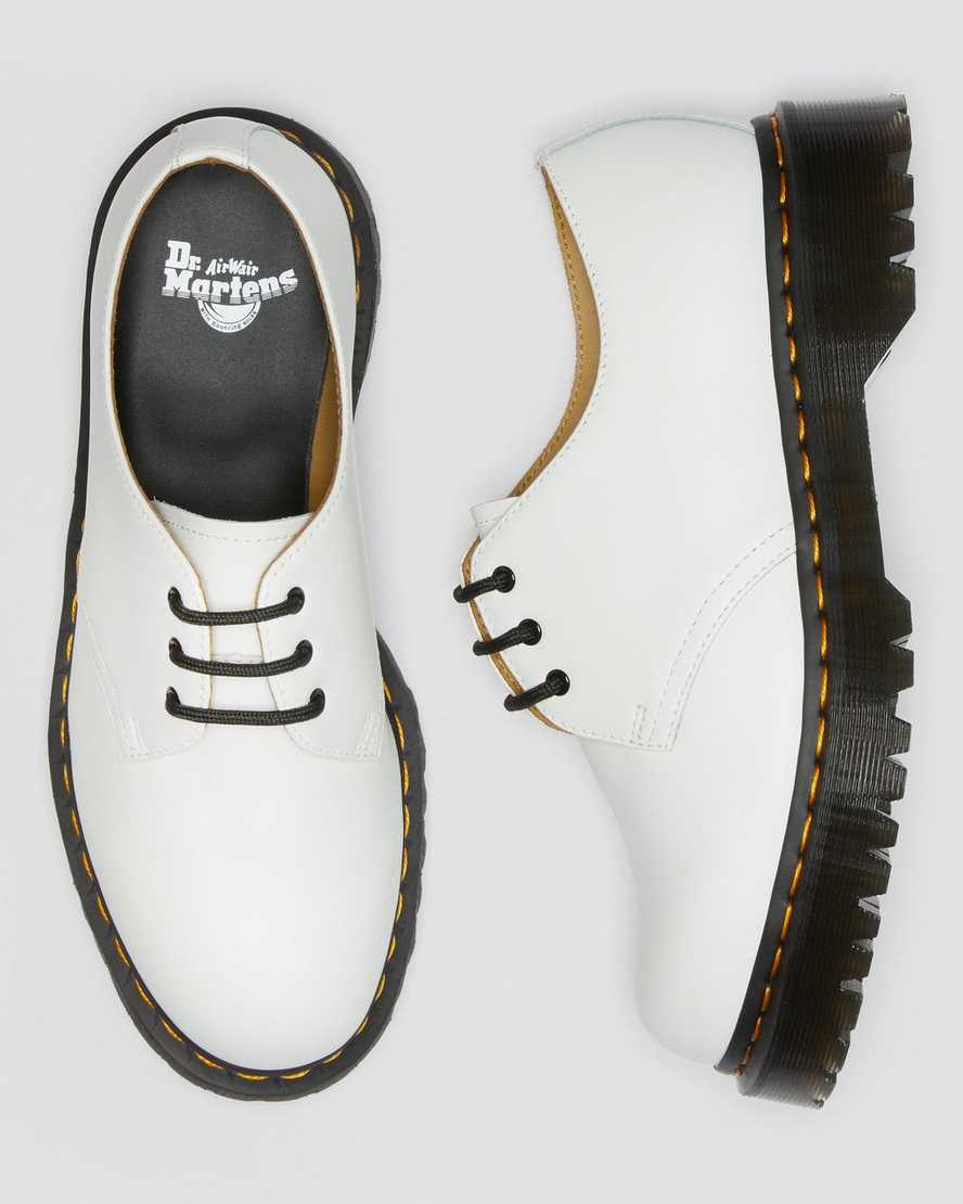1461 Bex White Smooth Oxford Shoes - Image 9