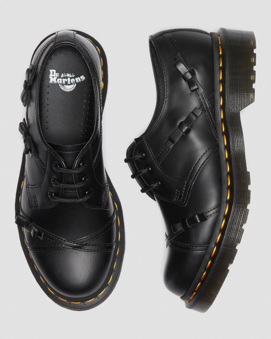 1461 Bow Smooth Leather Oxford Shoes - Image 2