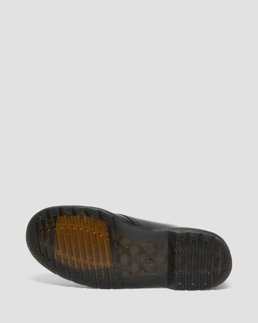 1461 Els Black Smooth Leather Oxford Shoes - Image 7