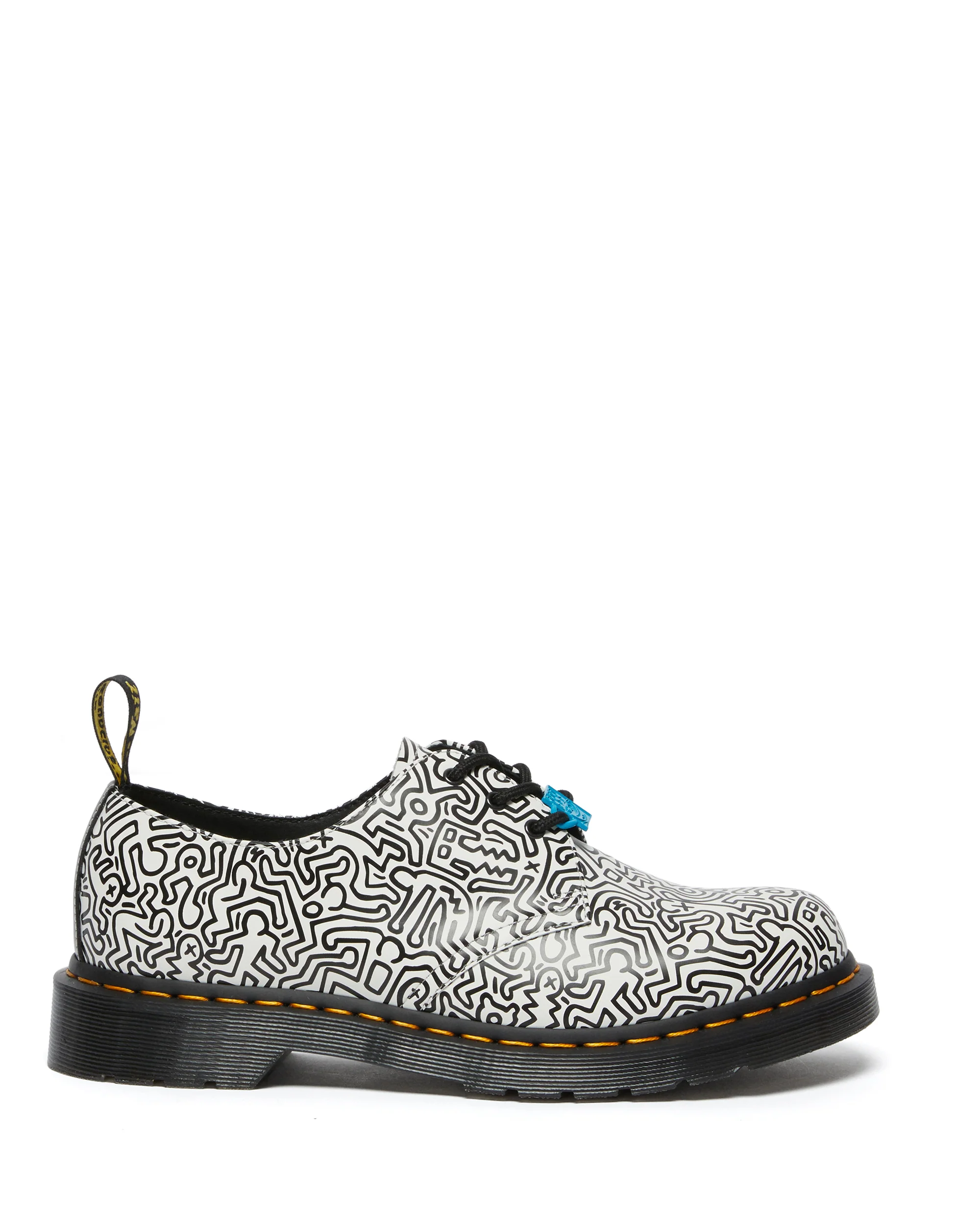 1461 Kh Fig Black+White Keith Haring Fig Oxford - Image 5