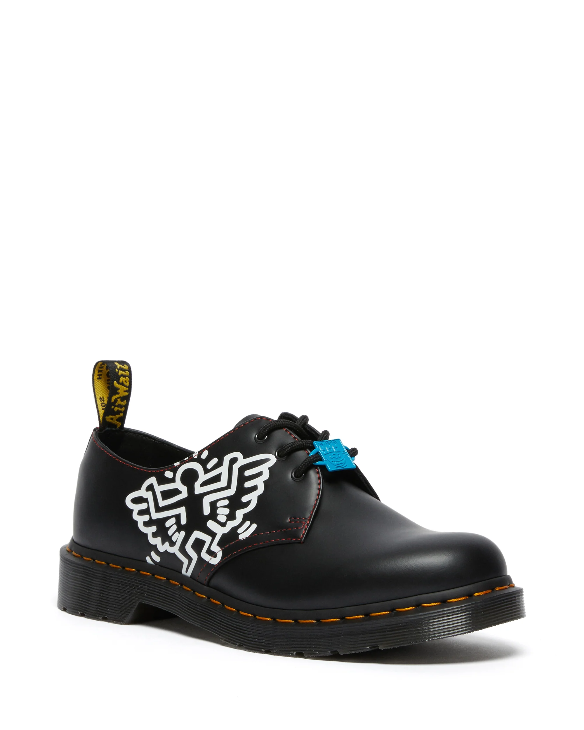 1461 Kh Icn Black+Red+White Keith Haring Icn Smooth Oxford
