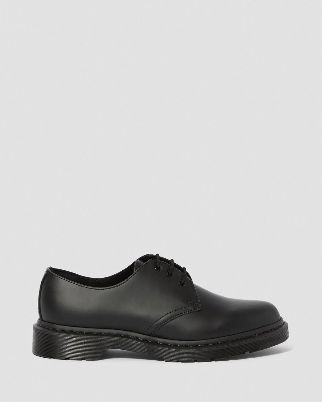 1461 Mono Black Smooth Oxford Shoe - Image 2