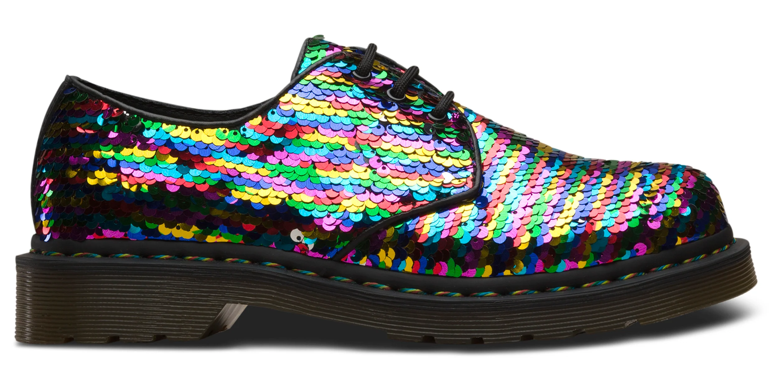 1461 Pascal Rainbow Sequin Oxford - Image 3