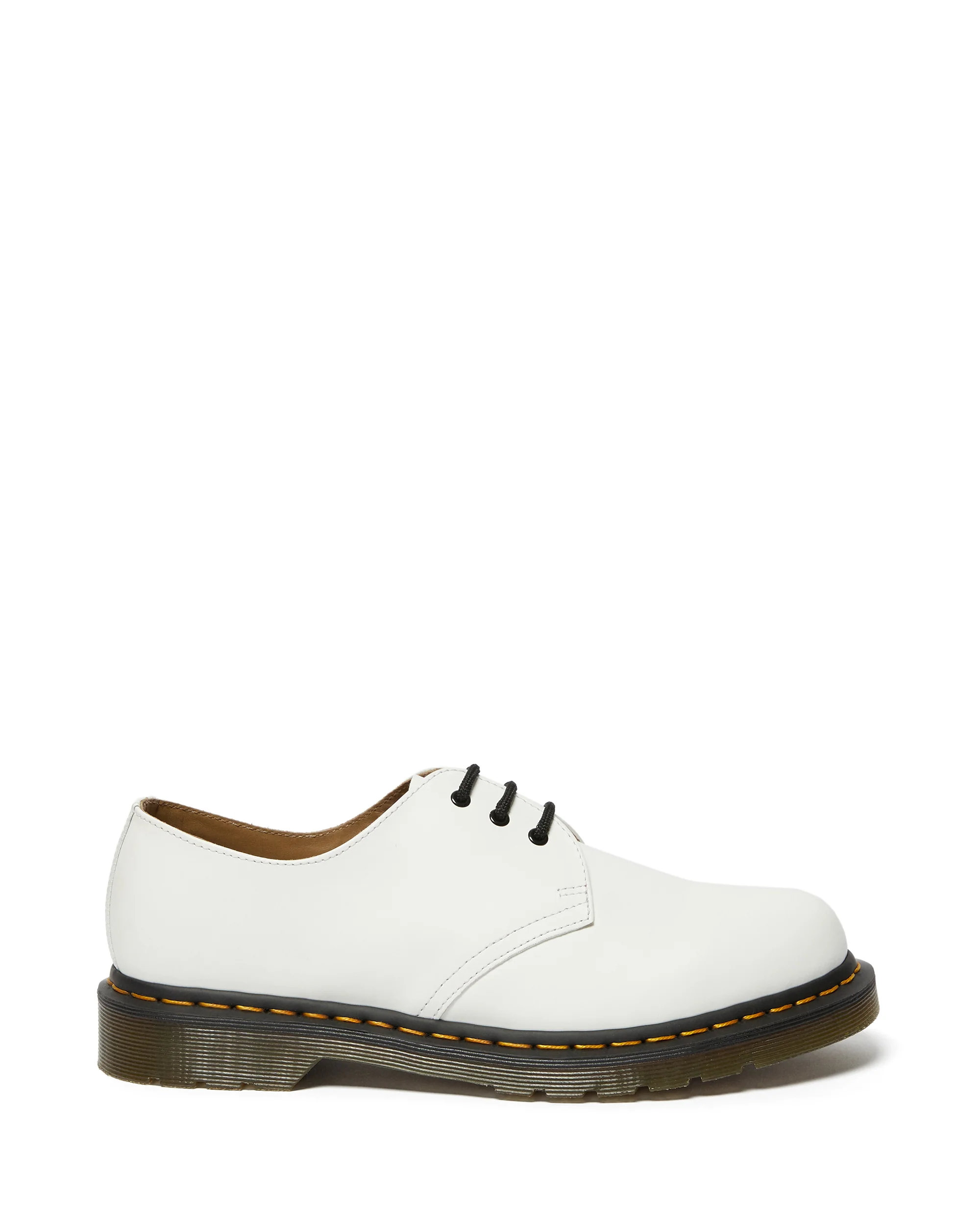 1461 White Smooth Oxford Shoe - Image 5
