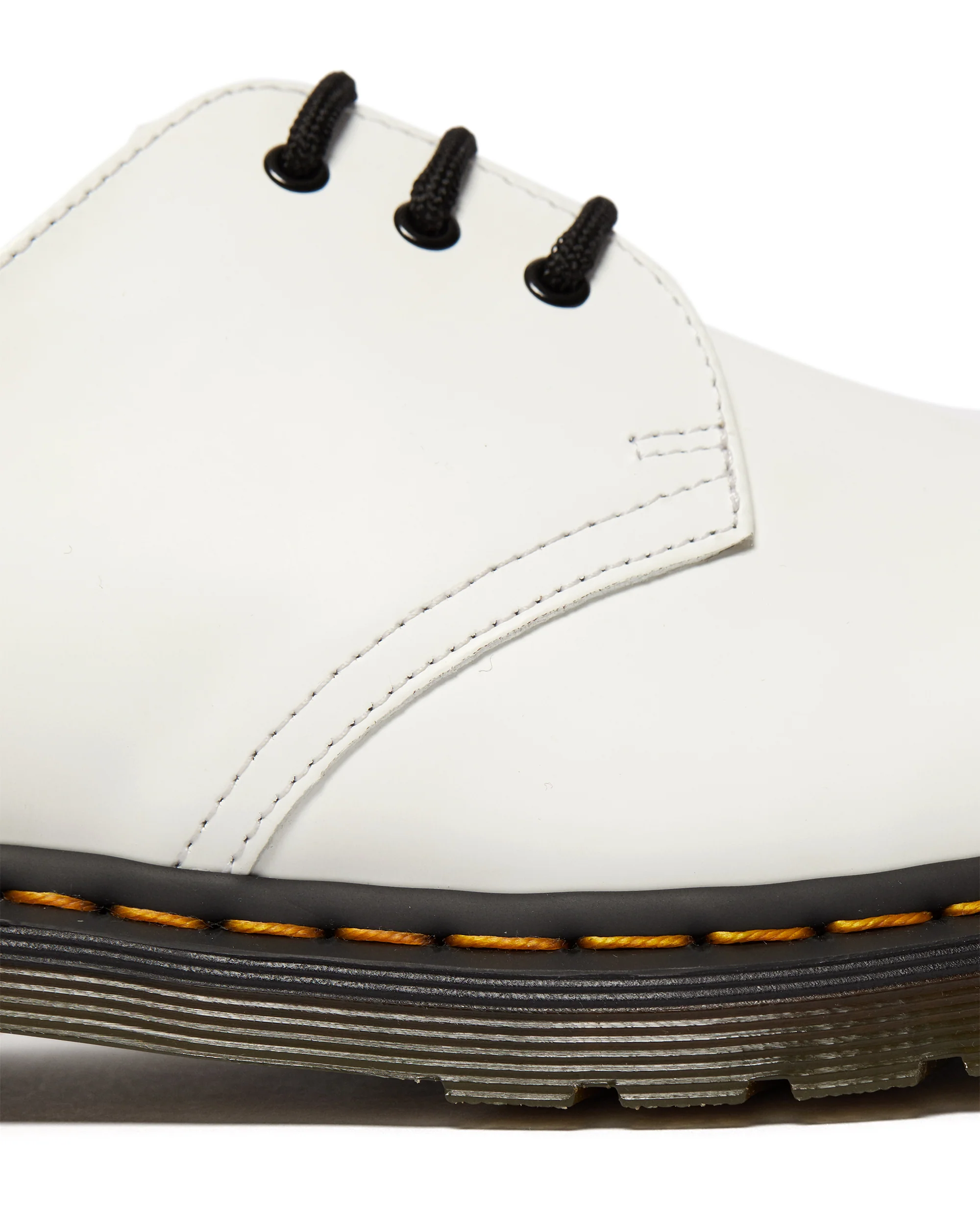 1461 White Smooth Oxford Shoe - Image 6