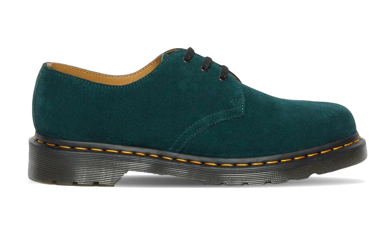 1461 Racer Green E.H. Suede Oxford Shoe - Image 3