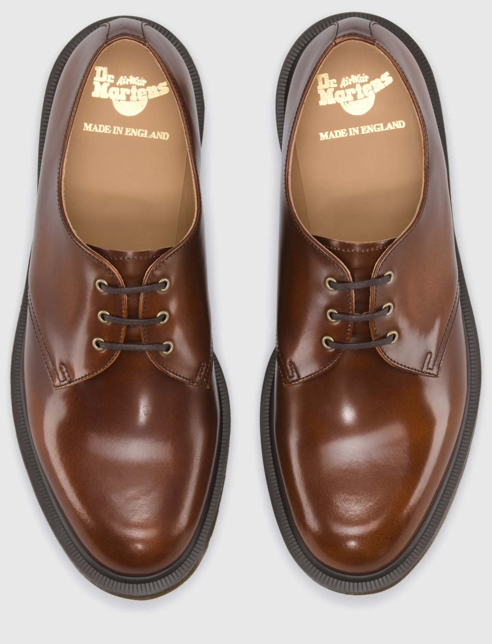 1461 Tan Boanil Brush Oxford Made In England - Image 7