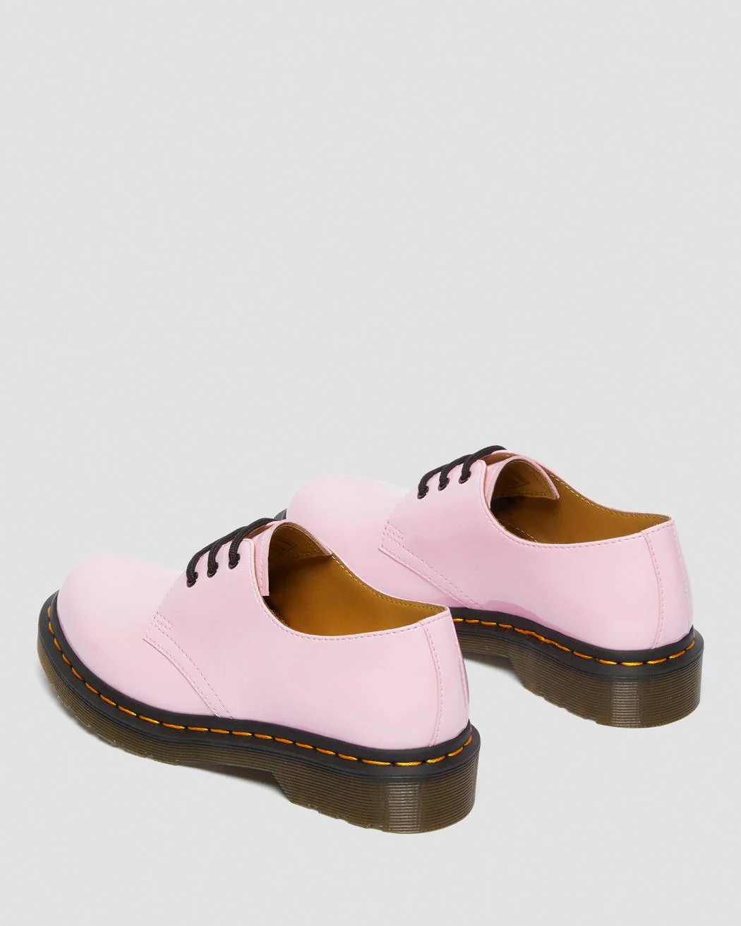 1461 Women's Pale Pink Patent Leather Oxford Shoes - Image 4