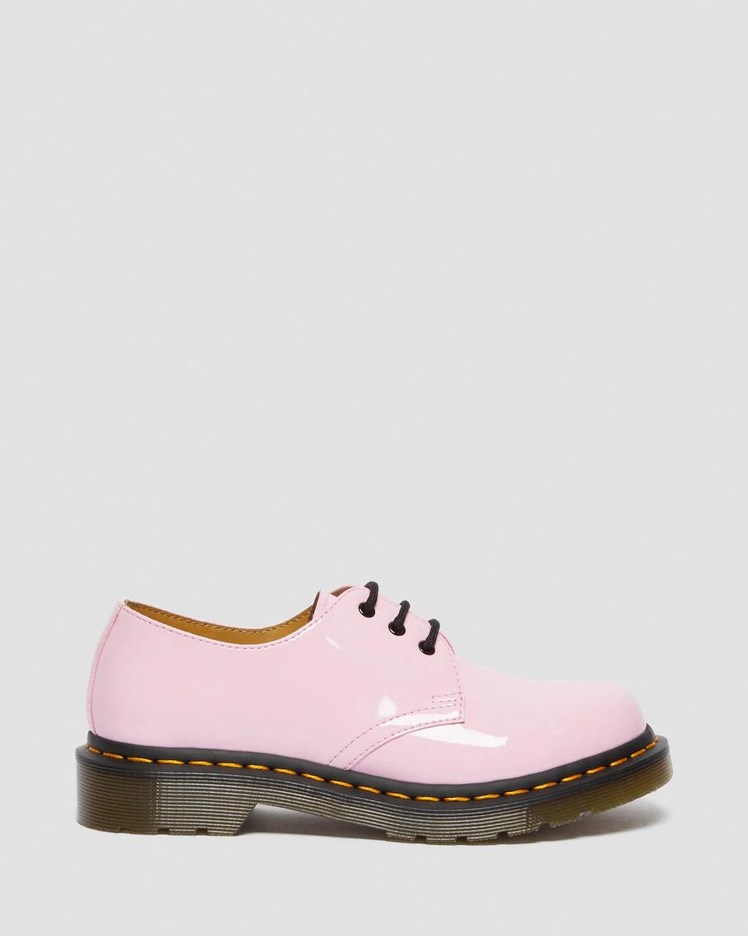 1461 Women's Pale Pink Patent Leather Oxford Shoes - Image 5