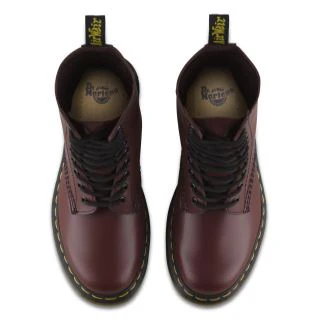 1490 Cherry Red Smooth Mid Calf Boot - Image 6