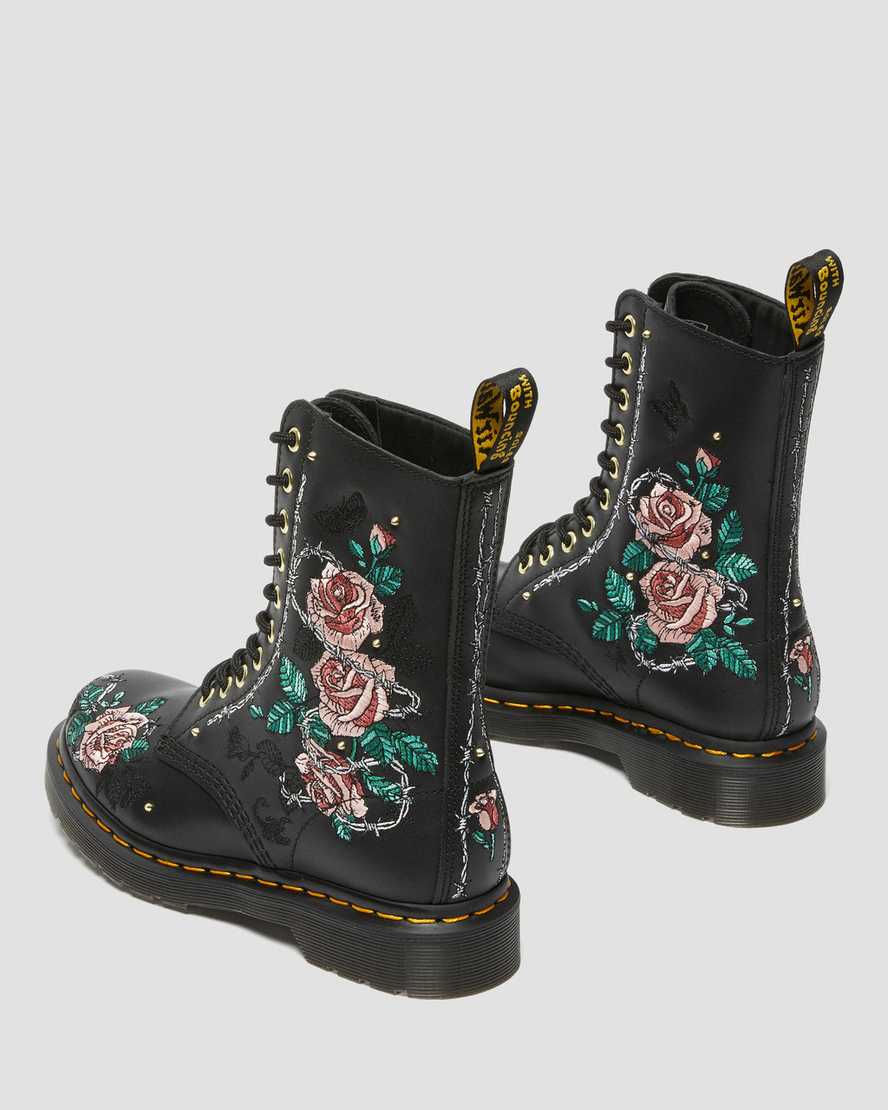 1490 Vonda Chain Black Nappa Boots - Image 2