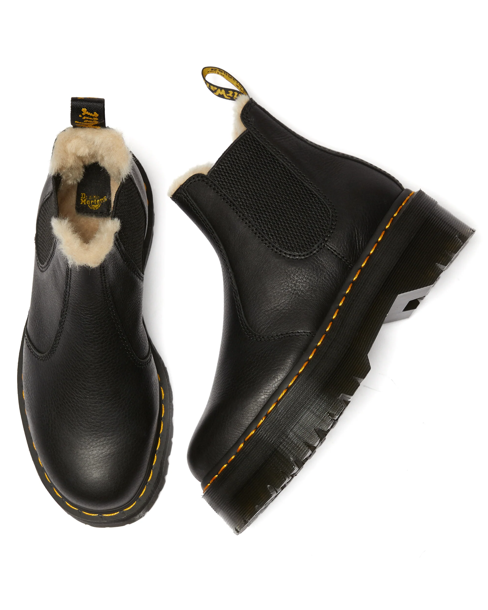 2976 Quad FL Black Pisa Chelsea Platform Boot - Image 8