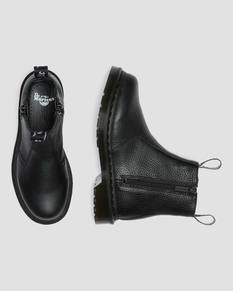 2976 W/Zips Black Aunt Sally Chelsea Boot - Image 2