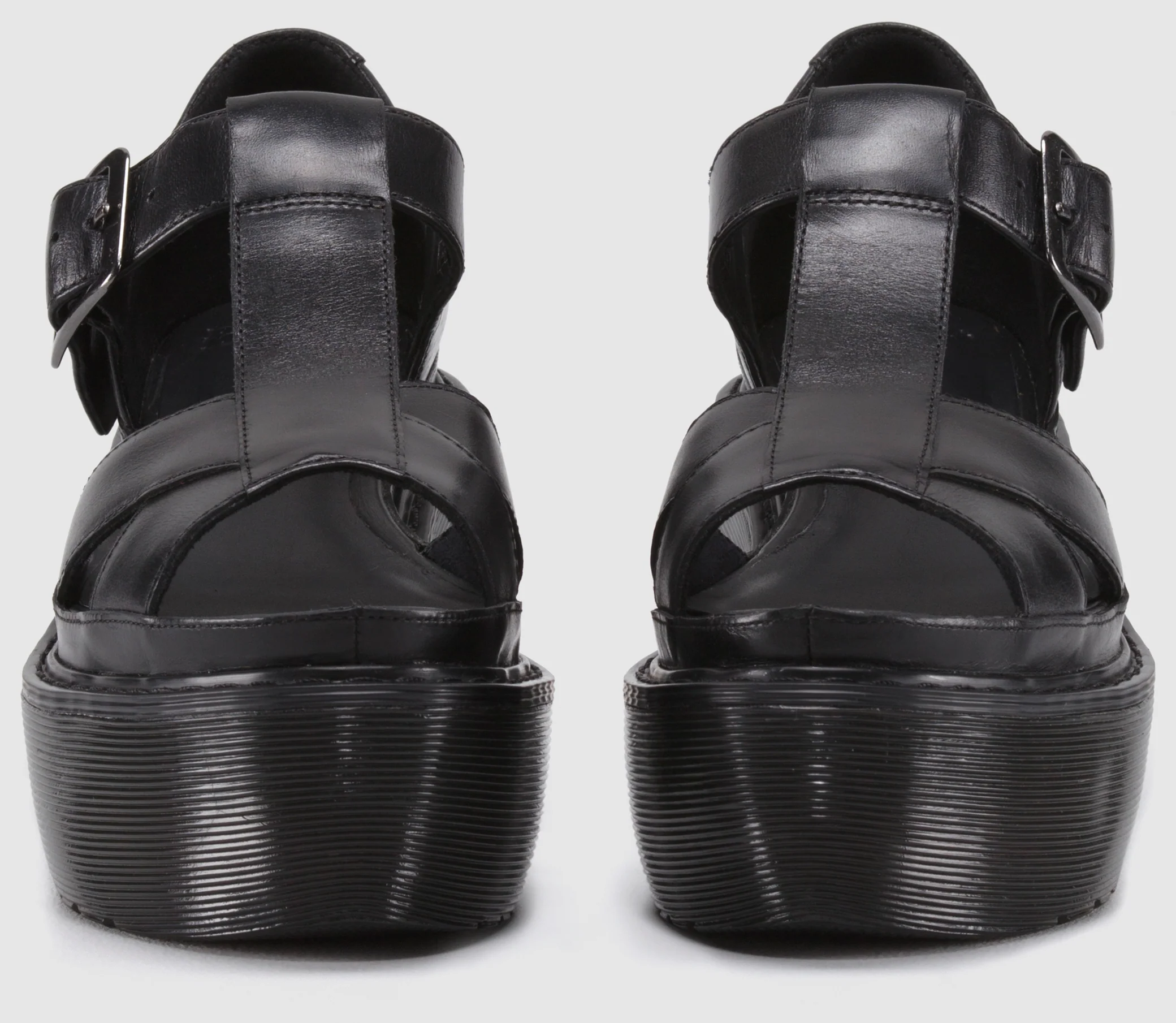 Adaya Black Brando Platform Sandal - Image 3