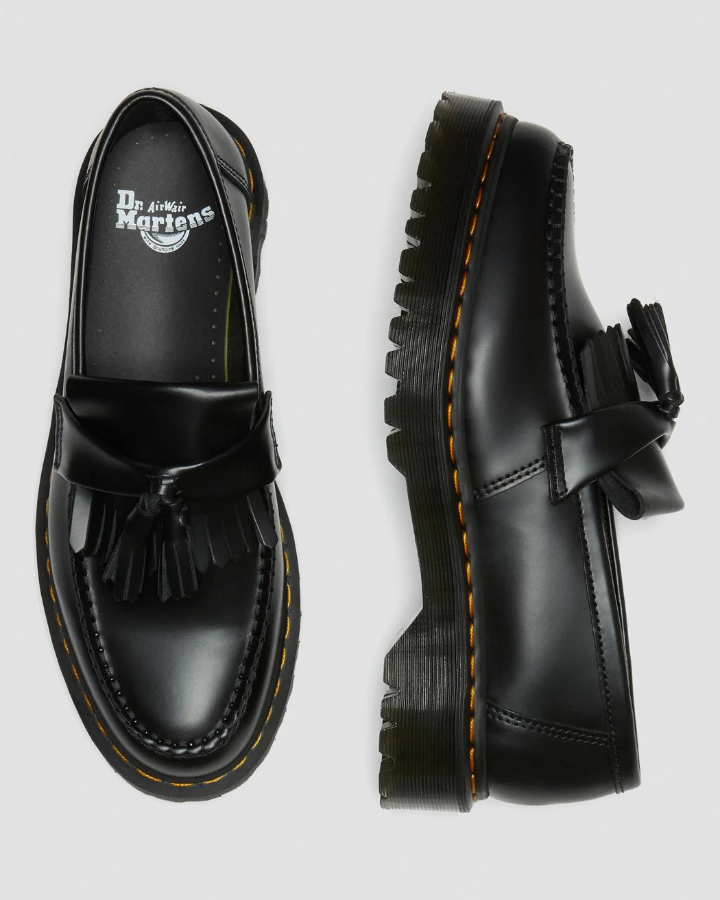 Adrian Bex Smooth Leather Tassel Loafers - Image 2