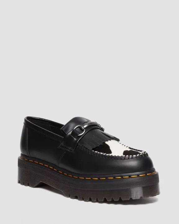 Adrian Snaffle Platform Loafer Cow Print - Image 2