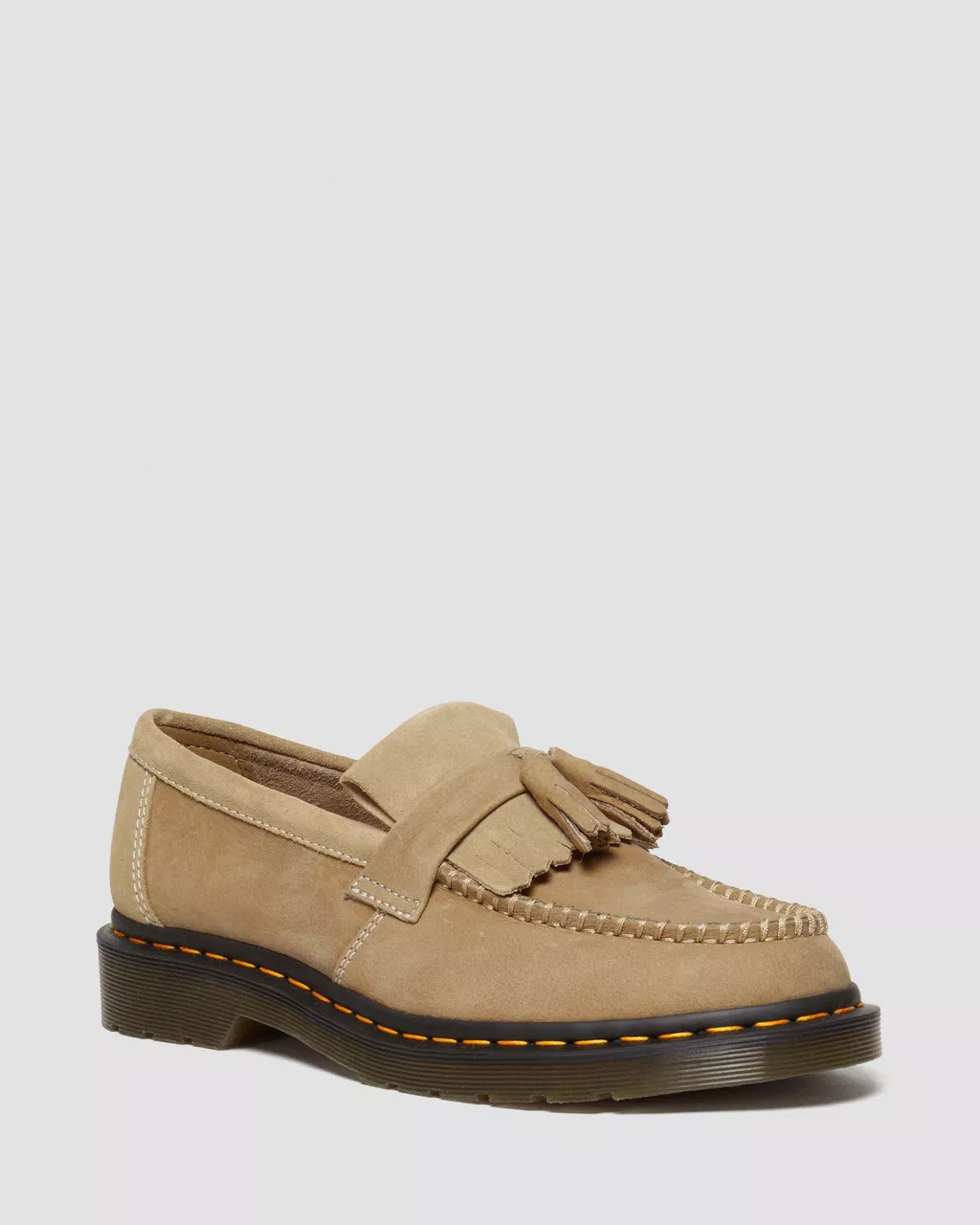 Adrian Tumbled Nubuck Leather Tassel Loafers - Image 3