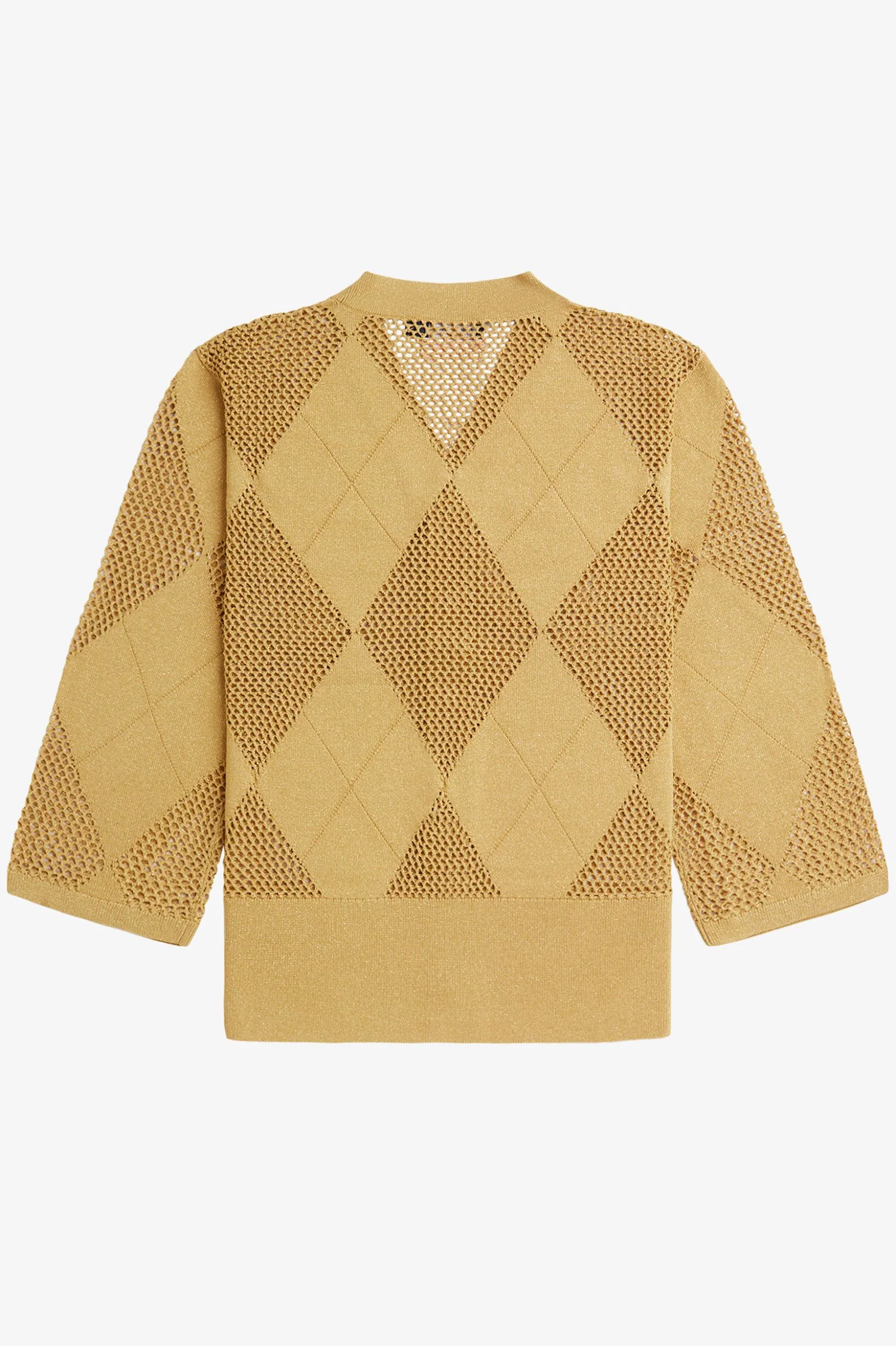 Amy Winehouse  Argyle Knitted Cardigan - Image 3