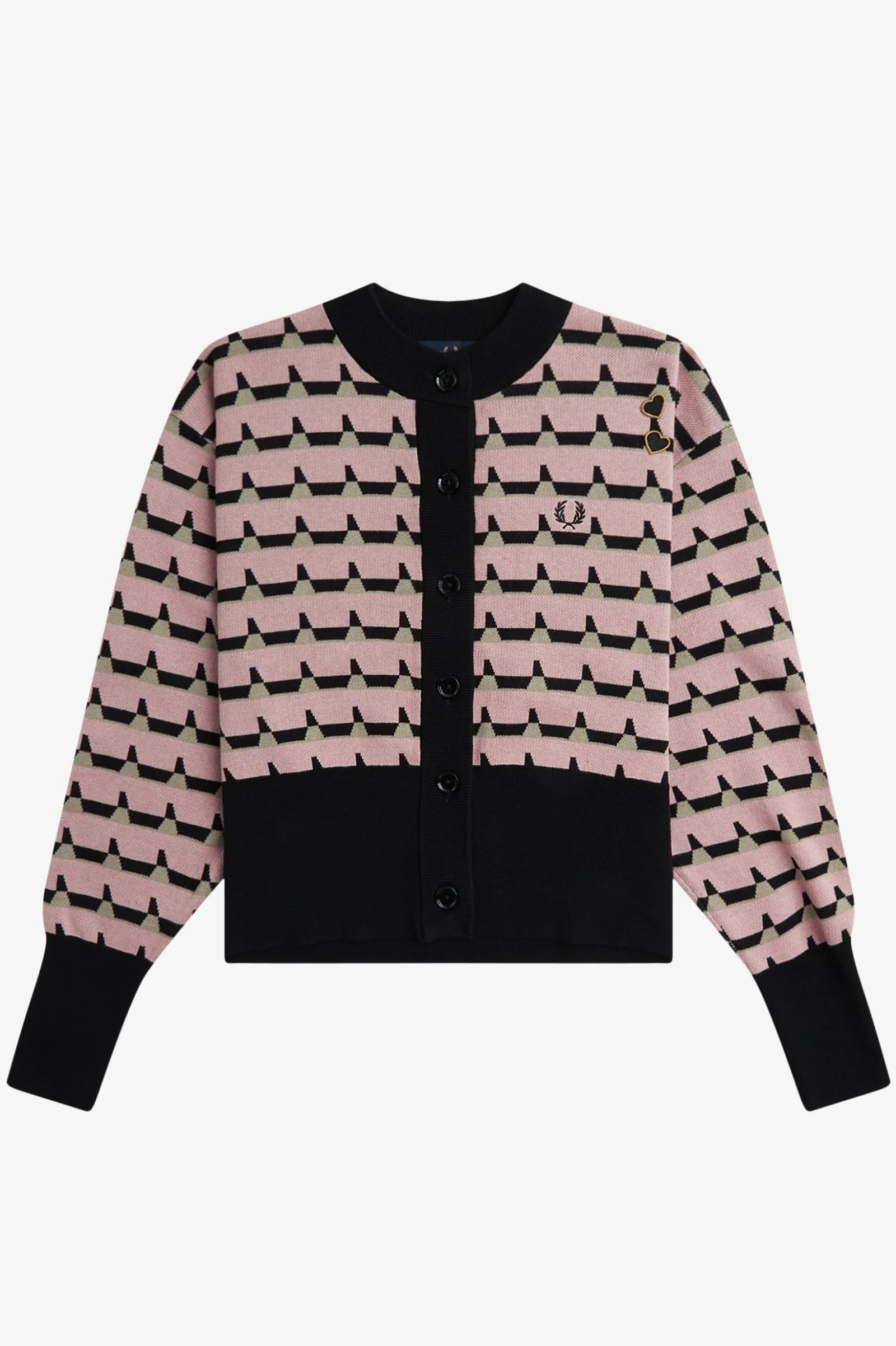Amy Winehouse Jacquard Knit Cardigan - Image 2